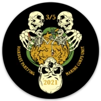 DD214 Memes 3/5 Hardest Partying Unit Sticker Goods