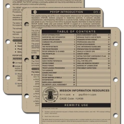 Mission Information Resources, Inc PSYOPS LEADERS PLANNING GUIDE Tactical