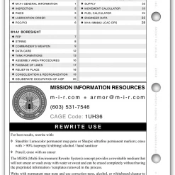 Mission Information Resources, Inc USMC ARMOR MODULE THULS Manuals