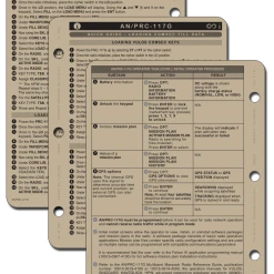 Mission Information Resources, Inc AN/PRC-117G QUICK GUIDE Tactical