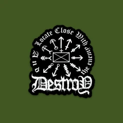 Mission Essential Gear Goods Close With And Destroy Sticker