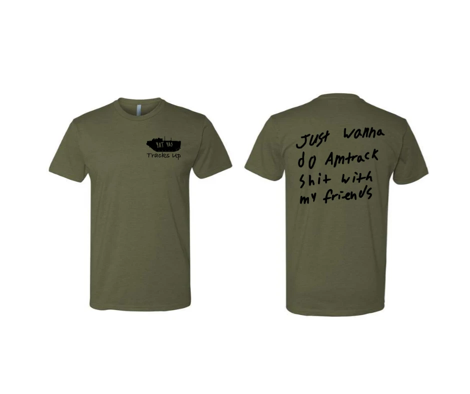 Tracks Up Apparel Just Wanna Amtrack 4 Tracks Up Apparel Just Wanna Amtrack