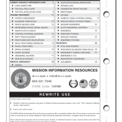 Mission Information Resources, Inc Tactical Military Operations Medical Abridgement