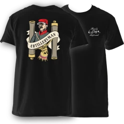 Heavily Suppressed Artilleryman Death Card