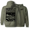 Heavily Suppressed Battery Defense Hoodie