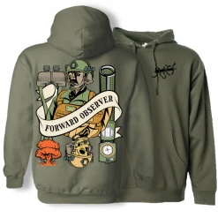 Heavily Suppressed Apparel Observer Death Card Hoodie