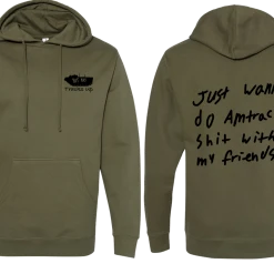Tracks Up Just Wanna Amtrack Hoodie Apparel