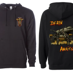 Ben Cantwell Art Death Awaits Hoodie Apparel