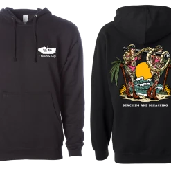 Tracks Up Beaching And Breaching Hoodie Apparel
