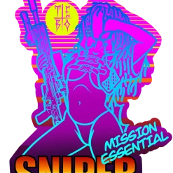 Tebo's Art Retro Sniper Sticker Goods