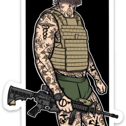 Mission Essential Gear Tryin To Be A Dude Sticker