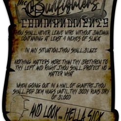 Kill Zone Gunfighter Commandments Sticker