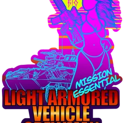 Tebo's Art Retro LAV Crewman Sticker