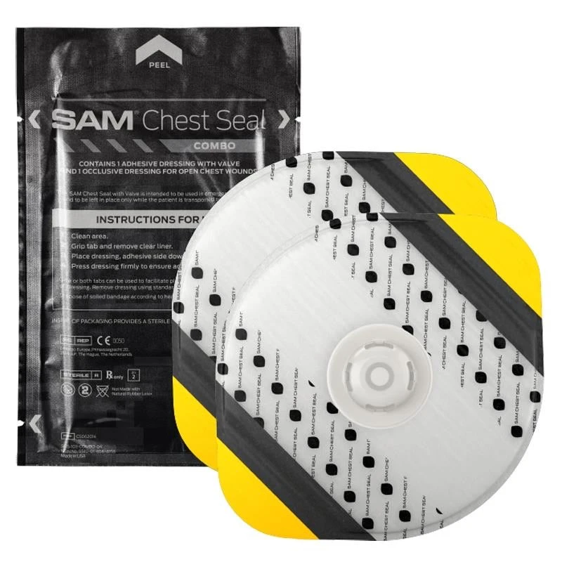 TacMed Solutions Tactical SAM Chest Seal Combo Pack 3 TacMed Solutions Tactical SAM Chest Seal Combo Pack