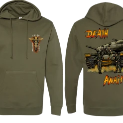 Ben Cantwell Art Death Awaits Hoodie Apparel