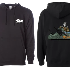 Tracks Up Turret Shakas Hoodie Apparel