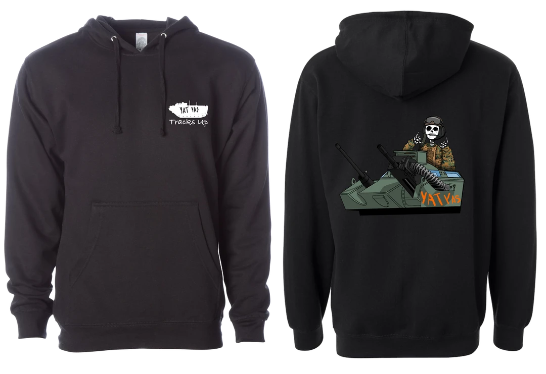 Tracks Up Turret Shakas Hoodie Apparel 3 Tracks Up Turret Shakas Hoodie Apparel