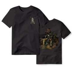 Ben Cantwell Art 0317 Hog On A Log Tee Apparel