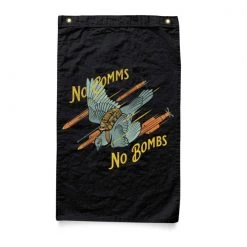 The Communicator No Comms No Bombs Flag