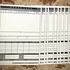 Mission Information Resources, Inc Tactical Range Card LT- 10 Pack