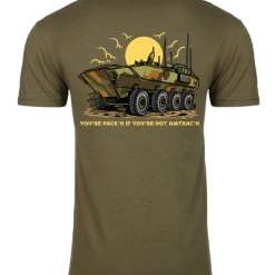 Tracks Up Not Amtrac’n Tee Apparel