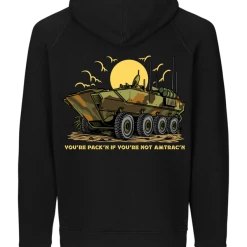 Tracks Up Not Amtrac’n Hoodie Apparel