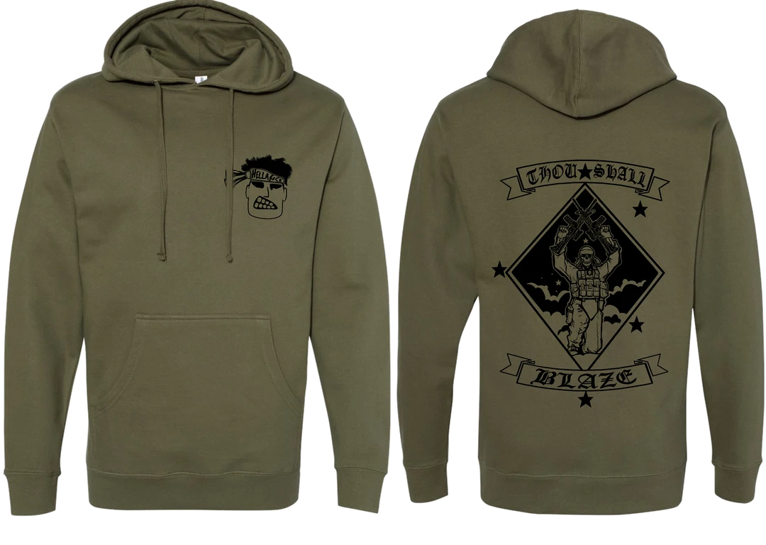 Kill Zone Thou Shall Blaze Hoodie Apparel 4 Kill Zone Thou Shall Blaze Hoodie Apparel