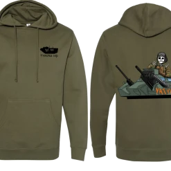 Tracks Up Turret Shakas Hoodie Apparel