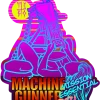 Tebo's Art Retro Machine Gunner Sticker Goods