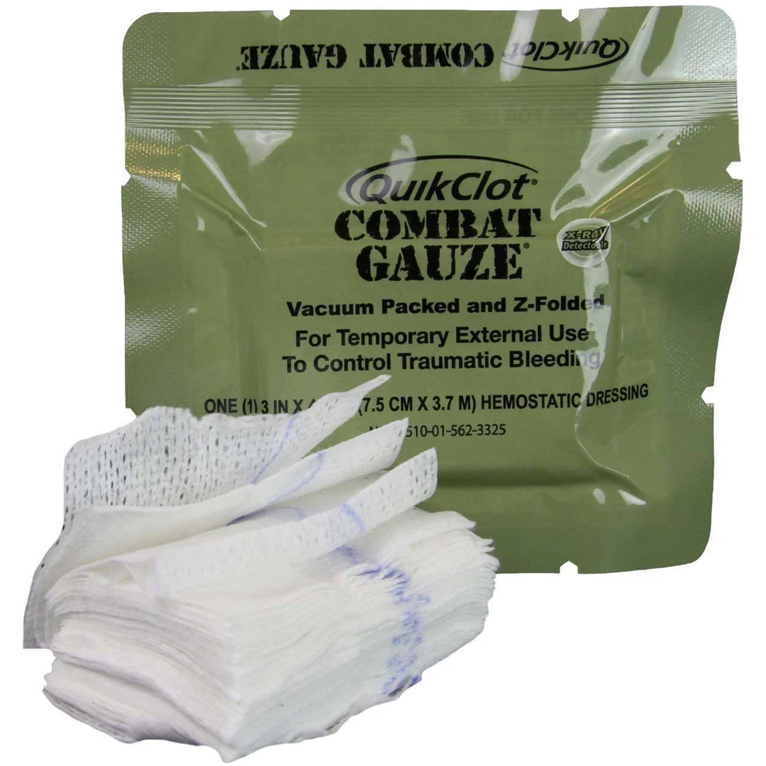 TacMed Solutions QUIKCLOT® COMBAT GAUZE Z-FOLDED (MILITARY) Tactical 3 TacMed Solutions QUIKCLOT® COMBAT GAUZE Z-FOLDED (MILITARY) Tactical