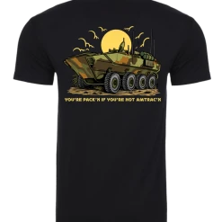 Tracks Up Not Amtrac’n Tee Apparel