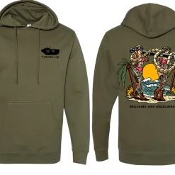 Tracks Up Beaching And Breaching Hoodie Apparel
