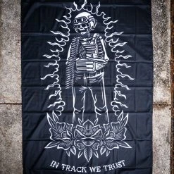 Tracks Up In Track We Trust Flag Goods