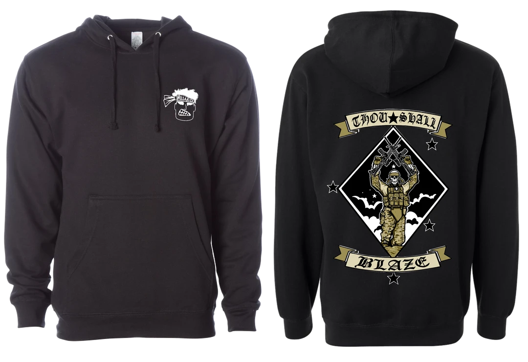 Kill Zone Thou Shall Blaze Hoodie Apparel 3 Kill Zone Thou Shall Blaze Hoodie Apparel