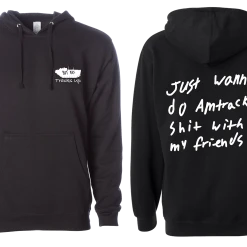 Tracks Up Just Wanna Amtrack Hoodie Apparel