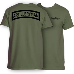 Heavily Suppressed Artilleryman Tab Apparel