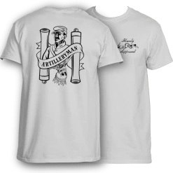 Heavily Suppressed Artilleryman Death Card